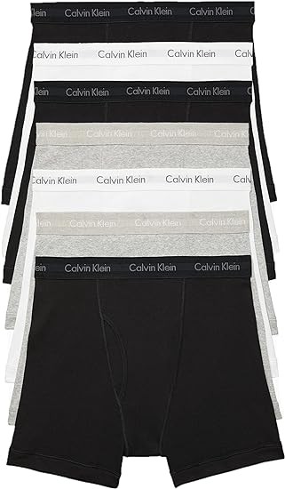 Calvin Klein Men's Cotton Classics 7-Pack Boxer Brief