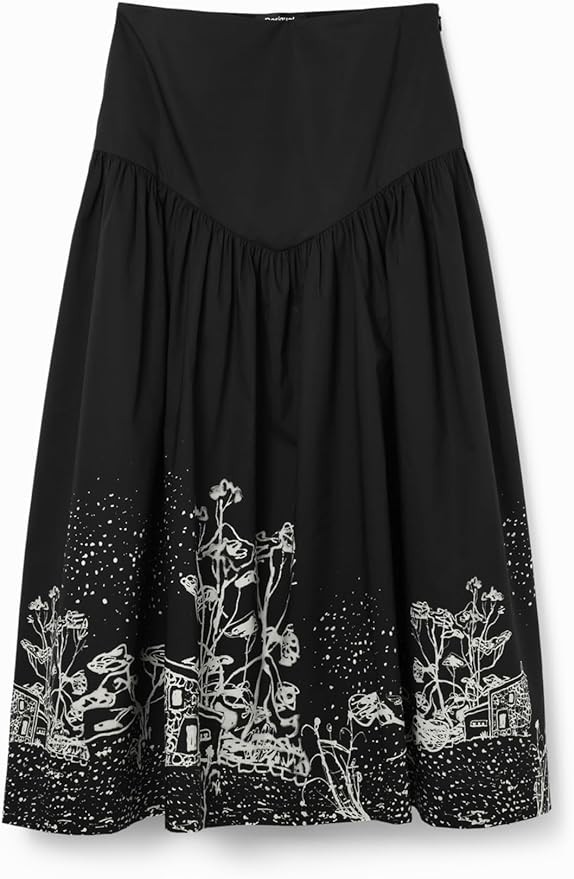 Desigual Women's Woman Woven Skirt Long