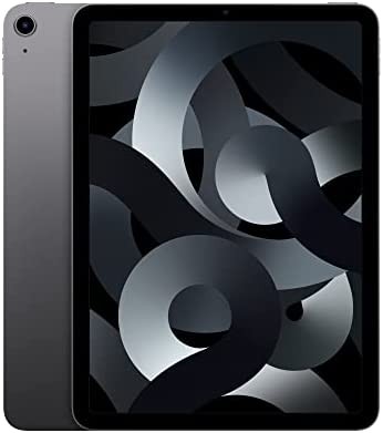 Early 2022 Apple iPad Air 5th Gen (10.9 inch, Wi-Fi, 64GB) Space Gray (Renewed)