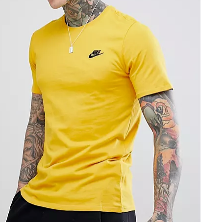 New With Tags Nike Men's Sportswear Club Swoosh Logo Muscle Tee Top T Shirt