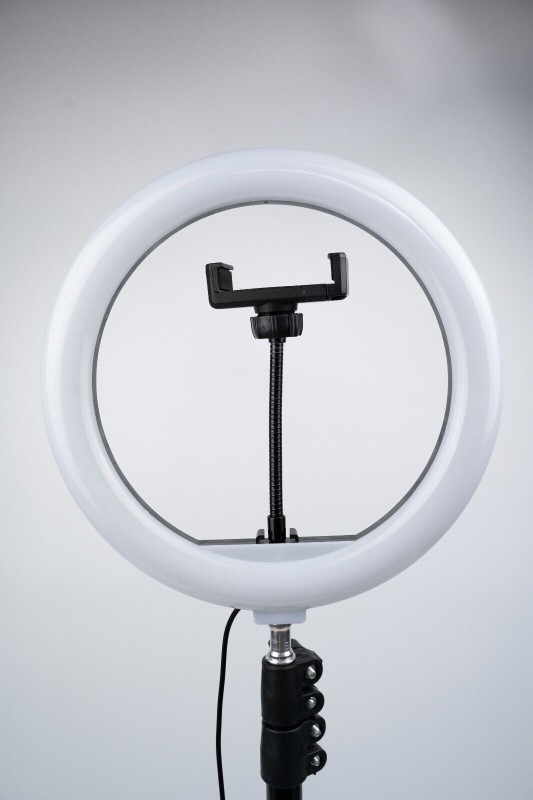 10" Selfie Ring Light with 67" Extended Tripod Stand, Phone Holder