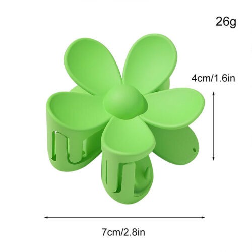 Women Large Flower Hair Claw Clamps Frosted Large Hair Clips Lady Headwear Claw.